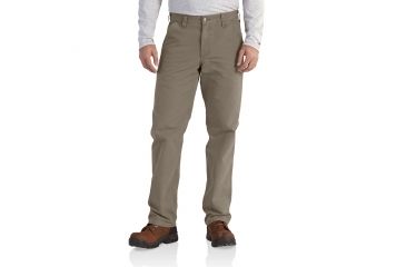 Image of Carhartt Relaxed Fit Washed Duck Work Dungaree for Mens, Desert, 32/36 101710-251-36-32