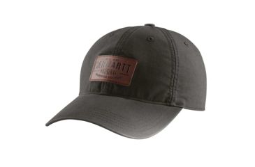 Image of Carhartt Rigby Stretch Fit Leatherette Patch Cap - Mens, Peat, Large-Extra Large, 103534-306-L-XL-