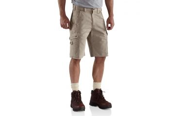 Image of Carhartt Ripstop Cargo Work Short for Mens, Desert, 42 B357-DES-42