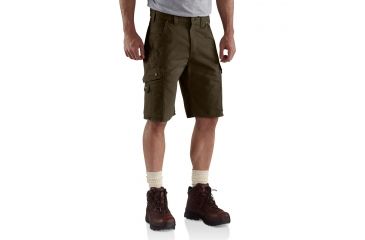 Image of Carhartt Ripstop Cargo Work Short for Mens, Dark Coffee, 40 B357-DFE-40