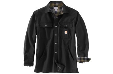 Image of Carhartt Ripstop Solid Shirt Jac - Mens, Black, Medium, 104146-001-REG-M