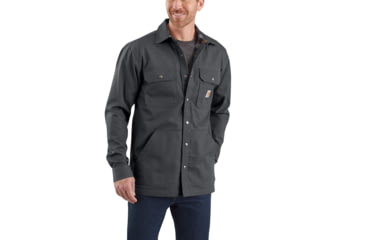 Image of Carhartt Ripstop Solid Shirt Jac - Mens, Shadow, Extra Large, 104146-029-REG-XL