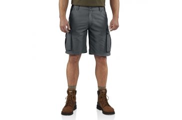 Image of Carhartt Rugged Cargo Short for Mens, Gravel, 31 100277-039-31