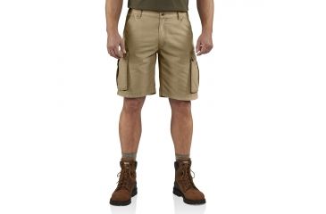 Image of Carhartt Rugged Cargo Short for Mens, Dark Khaki, 28 100277-253-28