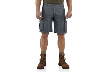 Image of Carhartt Rugged Cargo Short for Mens, Bluestone, 28 100277-470-28