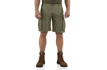 Image of Carhartt Rugged Cargo Short Relaxed Fit-Mens, Army Green, 35, 100277-301--35