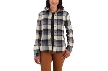 Image of Carhartt Rugged Flerx Hamilton Fleece Lined Shirt - Womens, Shadow, Small, 103239-029-REG-S