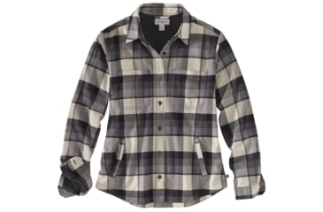 Image of Carhartt Rugged Flerx Hamilton Fleece Lined Shirt - Womens, Shadow, Small, 103239-029-REG-S