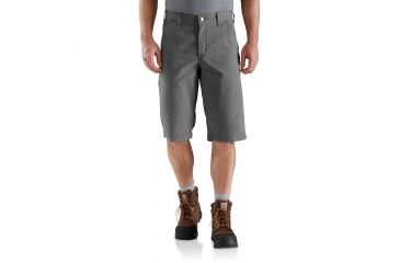 Image of Carhartt Rugged Flex 13 Inch Rigby Short - Mens, Gravel, 46 Waist 103110-039-46
