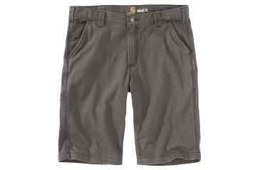 Image of Carhartt Rugged Flex 13 Inch Rigby Short - Mens, Gravel, 46 Waist 103110-039-46