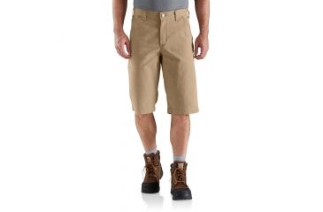 Image of Carhartt Rugged Flex 13 Inch Rigby Short - Mens, Dark Khaki, 46 Waist 103110-253-46