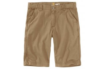 Image of Carhartt Rugged Flex 13 Inch Rigby Short - Mens, Dark Khaki, 46 Waist 103110-253-46