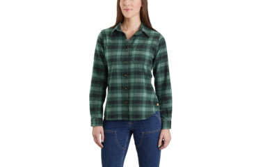 Image of Carhartt Rugged Flex Hamilton Shirt - Womens, Balsam Green, Medium, 103226-G02-REG-M