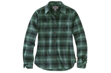 Image of Carhartt Rugged Flex Hamilton Shirt - Womens, Balsam Green, Medium, 103226-G02-REG-M