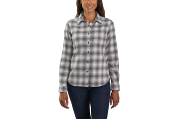 Image of Carhartt Rugged Flex Hamilton Shirt - Womens, Charcoal, Medium, 103226-CHR-REG-M