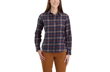 Image of Carhartt Rugged Flex Hamilton Shirt - Womens, Fudge, Large, 103226-R05-REG-L