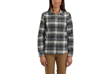 Image of Carhartt Rugged Flex Hamilton Shirt - Womens, Gravel, Small, 103226-039-REG-S