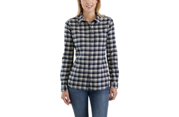 Image of Carhartt Rugged Flex Hamilton Shirt-Womens, Navy, XSmall, Regular, 103226-412-REG-XS