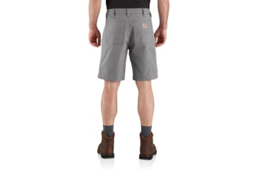 Image of Carhartt Rugged Flex Loose Fit Canvas Work Short - Mens, Asphalt, 30, 104195-APH-30
