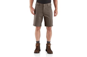 Image of Carhartt Rugged Flex Loose Fit Canvas Work Short - Mens, Tarmac, 32, 104195-217-32