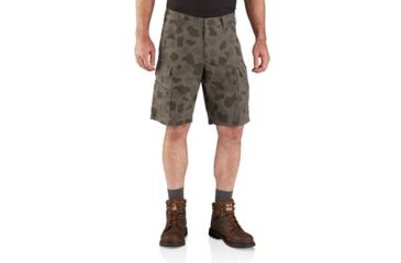 Image of Carhartt Rugged Flex Rigby Cargo Short - Mens, Tarmac/Duck Camo, 28, 103542-B12-28