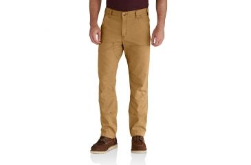 Image of Carhartt Rugged Flex Rigby Double-Front Pants - Men's, Hickory, 33-32, 102802-918-32-33