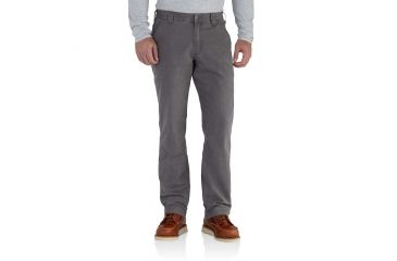 Image of Carhartt Rugged Flex Rigby Dungaree for Mens, Gravel, 36/36 102291-039-36-36