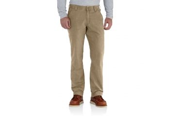Image of Carhartt Rugged Flex Rigby Dungaree for Mens, Dark Khaki, 33/36 102291-253-36-33