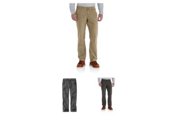 Image of Carhartt Rugged Flex Rigby Dungaree, Gravel - Men's, Dark Khaki, Gravel, Peat