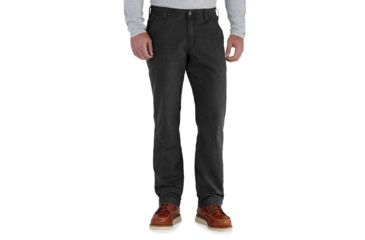 Image of Carhartt Rugged Flex Rigby Dungaree - Mens, Black, 34 Waist, 30 Inseam, 102291-001-30-34