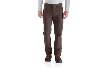 Image of Carhartt Rugged Flex Rigby 5-Pocket Work Pants - Men's, Dark Coffee, 30-30, 102517-909-30-30