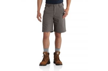 Image of Carhartt Rugged Flex Rigby Short for Mens, Gravel, 38 102514-039-38