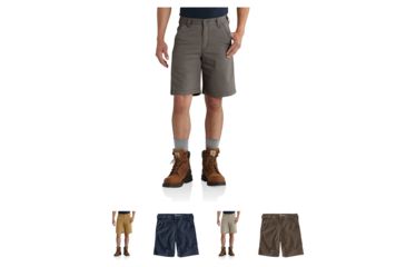 Image of Carhartt Rugged Flex Rigby Short - Mens, Gravel, Hickory, Navy, Tan, Tarmac