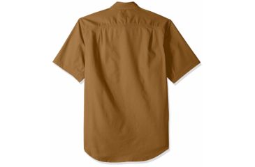Image of Carhartt Rugged Flex Rigby Short Sleeve Work Shirt Regular - Mens, Carhartt Brown, 4XL, 103555-211-4XL-REG