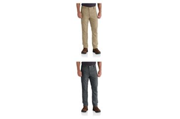 Image of Carhartt Rugged Flex Rigby Straight Fit Pant for Mens, Dark Khaki, Shadow