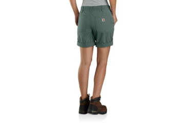 Image of Carhartt Rugged Flex Ripstop Five-Pocket Short - Womens, Musk Green, 2, 104213-MKG-2