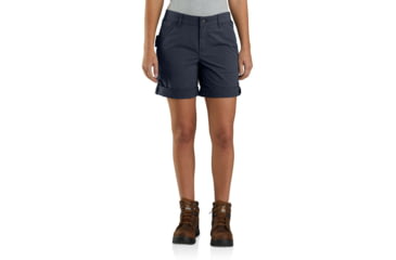 Image of Carhartt Rugged Flex Ripstop Five-Pocket Short - Womens, Navy, 6, 104213-NVY-6