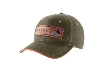 Image of Carhartt Runnels Cap for Mens, Army Green, One Size Fits All 102713-301-OFA