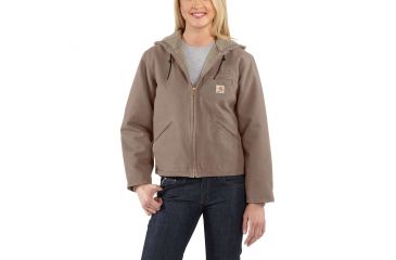 Image of Carhartt Sandstone Sierra Jacket for Womens, Taupe Gray, Medium/Regular WJ141-032-REG-MED