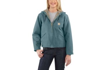 Image of Carhartt Sandstone Sierra Jacket for Womens, Sea Glass, Extra Large/Regular WJ141-331-REG-XLG