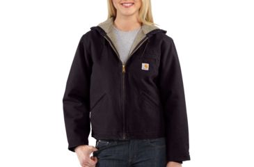 Image of Carhartt Sandstone Sierra Jacket for Womens, Deep Wine, Extra Large/Regular WJ141-DWN-REG-XLG