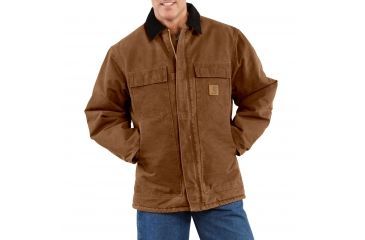 Image of Carhartt Sandstone Traditional Coat for Mens, Carhartt Brown, Small/Regular C26-211-REG-SML