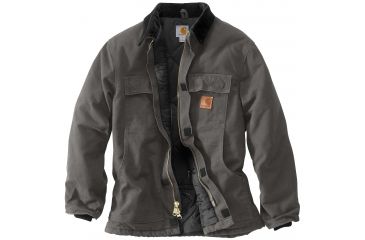 Image of Carhartt Sandstone Traditional Coat for Mens, Gravel, Large/Tall C26-GVL-TLL-LRG
