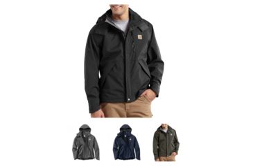 Image of Carhartt Shoreline Jacket - Men's, Black, Gravel, Navy, Olive