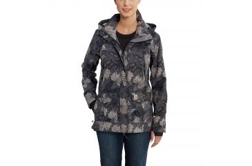 Image of Carhartt Shoreline Printed Jacket for Womens, Shadow, Large/Regular 102746-029-REG-L