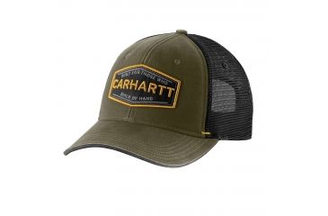 Image of Carhartt Silvermine Cap - Mens, Army Green, One Size 103065-301-OFA