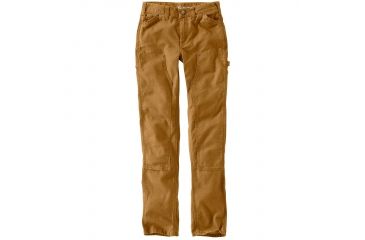 Image of Carhartt Slim Fit Canvas Dungaree - Womens, Carhartt Brown, 12-Regular 100723-211-REG-12