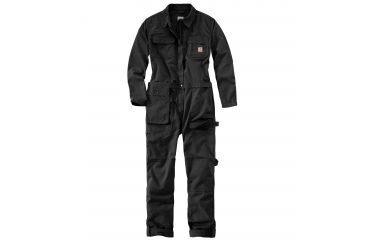 Image of Carhartt Smithville Coverall - Womens, Black, XS-TALL 103046-001-TLL-XS