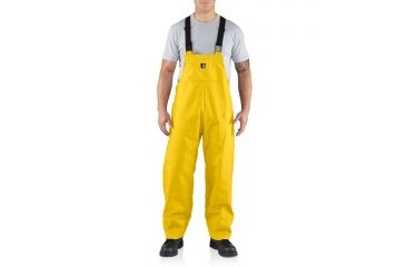 Image of Carhartt Surrey Bib Overall for Mens, Yellow, Large/Tall 100101-701-TLL-L