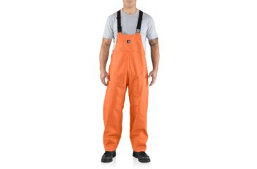 Image of Carhartt Surrey Bib Overall for Mens, Orange, Large/Regular 100101-800-REG-L
